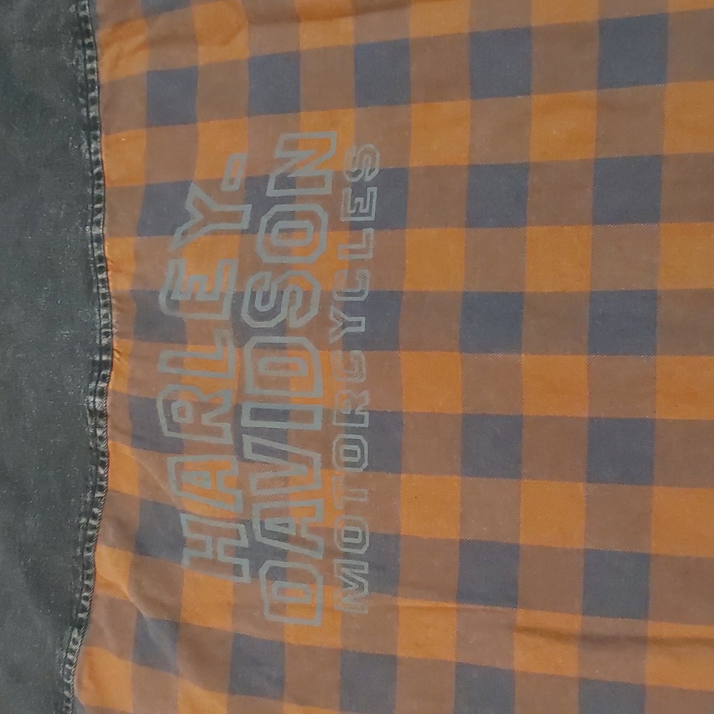 Harley-Davidson Brown Plaid Long Sleeve Button-Up Size 2XL & Leather Fanny Pack - Picture 11 of 16